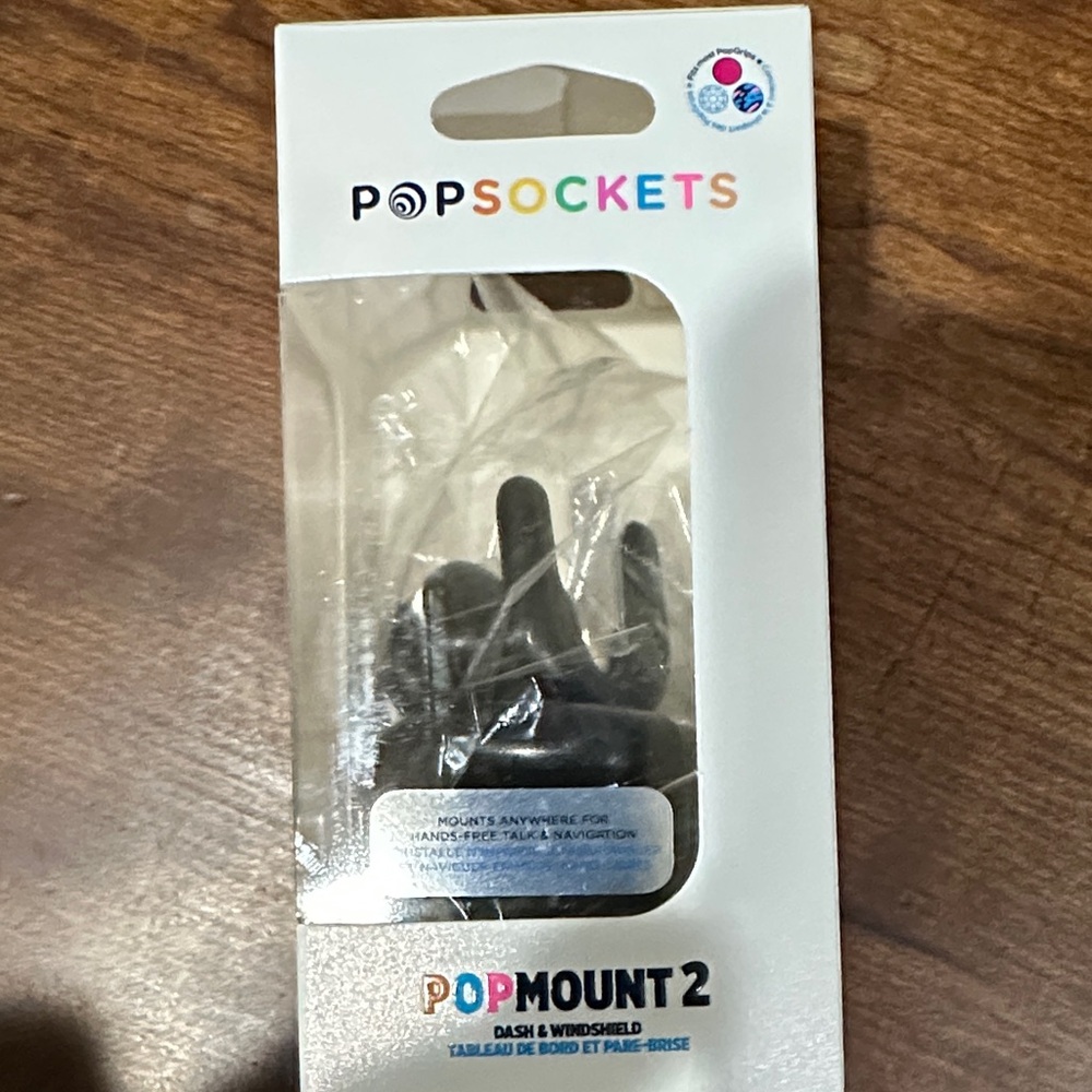 PopSocket Black PopMount 2 Phone Holder